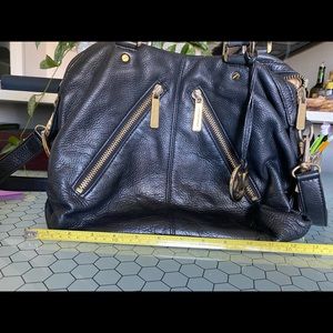 Black Leather Micheal Kors Purse